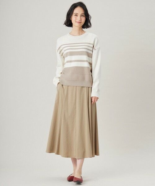 S size ONWARD(小さいサイズ) / エスサイズオンワード ミニ・ひざ丈スカート | 【カタログ掲載・セットアップ対応・洗える】ドレープツイル スカート | 詳細14