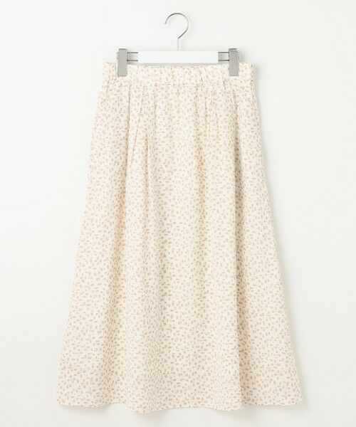 S size ONWARD(小さいサイズ) / エスサイズオンワード ミニ・ひざ丈スカート | 【カタログ掲載・セットアップ対応・洗える】ジオメトリックフラワードットプリント スカート | 詳細5