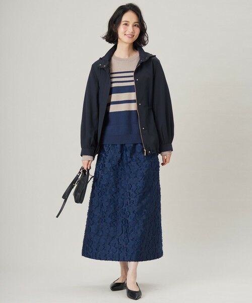 S size ONWARD(小さいサイズ) / エスサイズオンワード ミニ・ひざ丈スカート | 【洗える】フラワーカットジャガード スカート | 詳細9