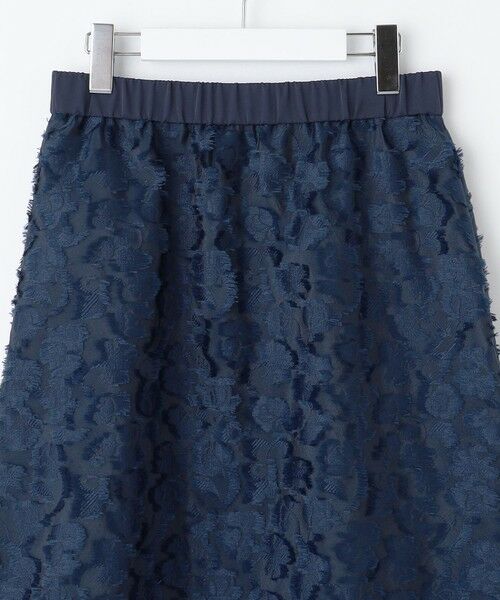 S size ONWARD(小さいサイズ) / エスサイズオンワード ミニ・ひざ丈スカート | 【洗える】フラワーカットジャガード スカート | 詳細10