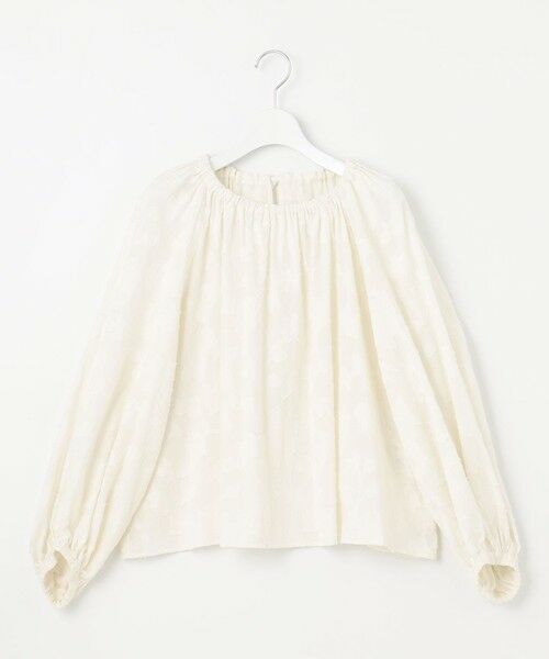 S size ONWARD(小さいサイズ) / エスサイズオンワード シャツ・ブラウス | 【SLOW/一部店舗限定】コットンジャカード ブラウス | 詳細1