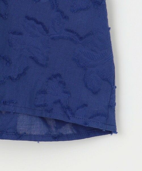 S size ONWARD(小さいサイズ) / エスサイズオンワード シャツ・ブラウス | 【SLOW/一部店舗限定】コットンジャカード ブラウス | 詳細8