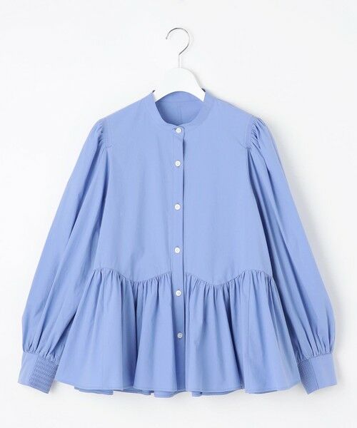 S size ONWARD(小さいサイズ) / エスサイズオンワード シャツ・ブラウス | 【SLOW/一部店舗限定】タンブラーコットンブロード ブラウス | 詳細4