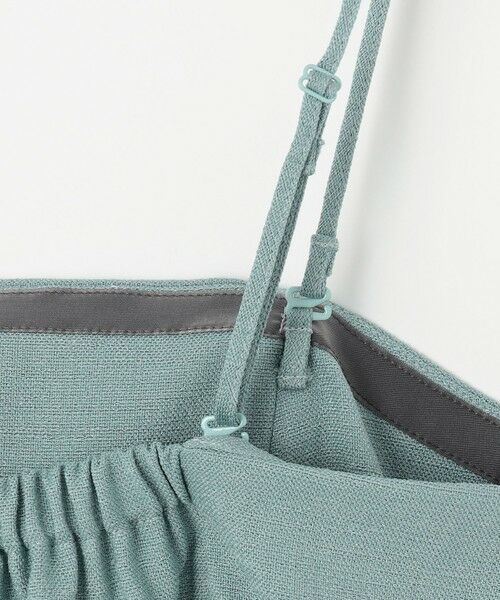 S size ONWARD(小さいサイズ) / エスサイズオンワード その他トップス | 【セットアップ対応・接触冷感・洗える】リネンライクシンセティックキャミ ビスチェ | 詳細13