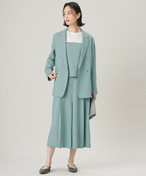 S size ONWARD(小さいサイズ) / エスサイズオンワード その他トップス | 【セットアップ対応・接触冷感・洗える】リネンライクシンセティックキャミ ビスチェ | 詳細6