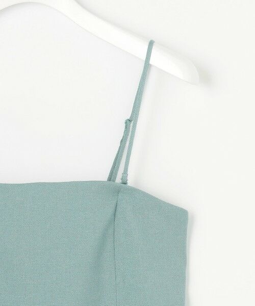S size ONWARD(小さいサイズ) / エスサイズオンワード その他トップス | 【セットアップ対応・接触冷感・洗える】リネンライクシンセティックキャミ ビスチェ | 詳細9