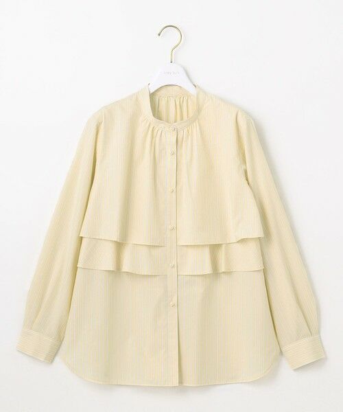 S size ONWARD(小さいサイズ) / エスサイズオンワード シャツ・ブラウス | 【洗える】ラッフルレイヤード ブラウス | 詳細5