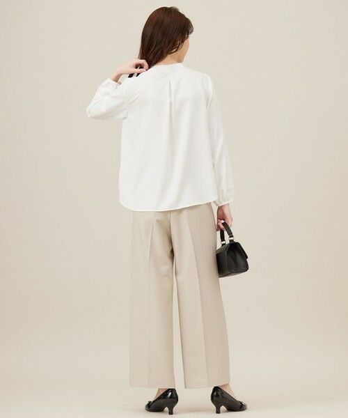 S size ONWARD(小さいサイズ) / エスサイズオンワード シャツ・ブラウス | 【洗える】フリルディテール ブラウス | 詳細4