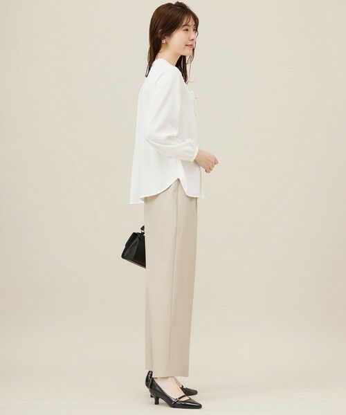 S size ONWARD(小さいサイズ) / エスサイズオンワード シャツ・ブラウス | 【洗える】フリルディテール ブラウス | 詳細5