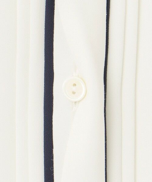 S size ONWARD(小さいサイズ) / エスサイズオンワード シャツ・ブラウス | 【吸水速乾/UVケア/洗える】ストレッチクリアサテン バイカラー ブラウス | 詳細6