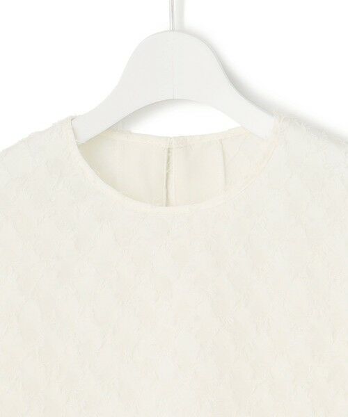 S size ONWARD(小さいサイズ) / エスサイズオンワード シャツ・ブラウス | 【洗える】シアーカットジャカード ブラウス | 詳細6