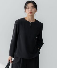 S size ONWARD(小さいサイズ) / エスサイズオンワード シャツ・ブラウス | 【洗える】2WAYストレッチツイル ブラウス
