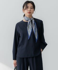 S size ONWARD(小さいサイズ) / エスサイズオンワード シャツ・ブラウス | 【洗える】2WAYストレッチツイル ブラウス