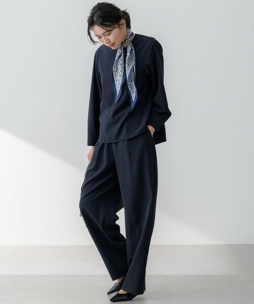 S size ONWARD(小さいサイズ) / エスサイズオンワード シャツ・ブラウス | 【洗える】2WAYストレッチツイル ブラウス | 詳細16