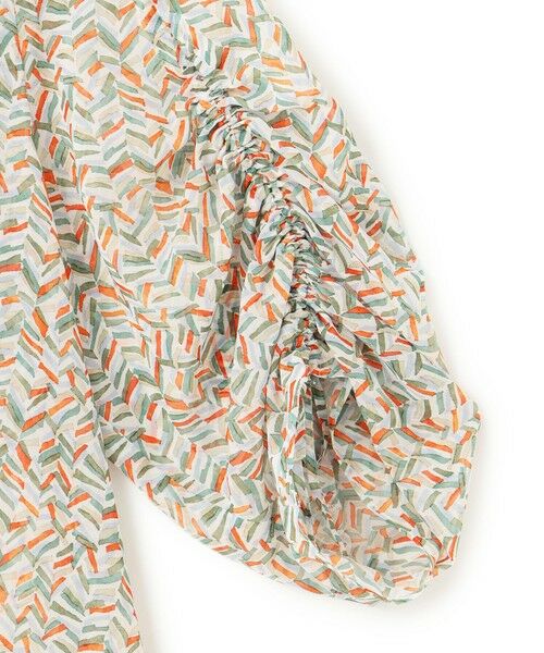 S size ONWARD(小さいサイズ) / エスサイズオンワード シャツ・ブラウス | 【洗える】シアーヘリンボーンプリント ブラウス | 詳細7