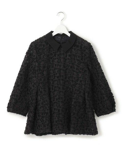 S size ONWARD(小さいサイズ) / エスサイズオンワード シャツ・ブラウス | 【VERYコラボ】ボタニカル カットジャカード ブラウス | 詳細4