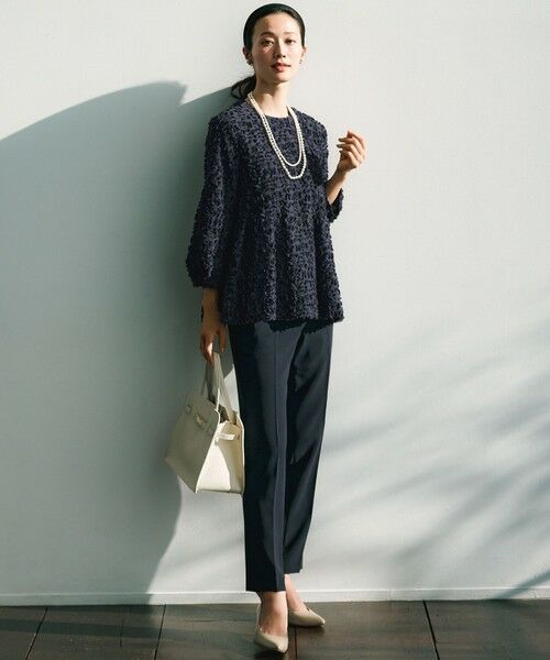 S size ONWARD(小さいサイズ) / エスサイズオンワード シャツ・ブラウス | 【VERYコラボ】ボタニカル カットジャカード ブラウス | 詳細13