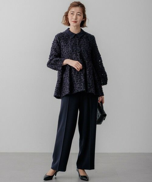 S size ONWARD(小さいサイズ) / エスサイズオンワード シャツ・ブラウス | 【VERYコラボ】ボタニカル カットジャカード ブラウス | 詳細15