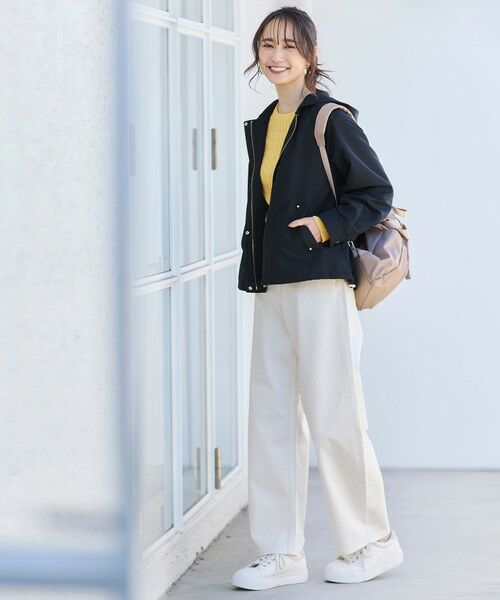 S size ONWARD(小さいサイズ) / エスサイズオンワード ブルゾン | 【撥水・UVカット・花粉ガード】2WAYラグランフーディ ブルゾン | 詳細18