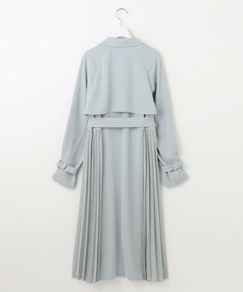 S size ONWARD(小さいサイズ) / エスサイズオンワード トレンチコート | 【UVカット・花粉ガード】プリーツデザイントレンチ コート | 詳細8