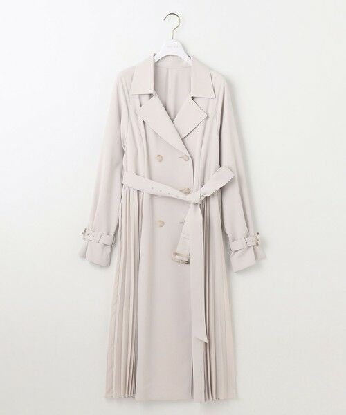 S size ONWARD(小さいサイズ) / エスサイズオンワード トレンチコート | 【UVカット・花粉ガード】プリーツデザイントレンチ コート | 詳細20