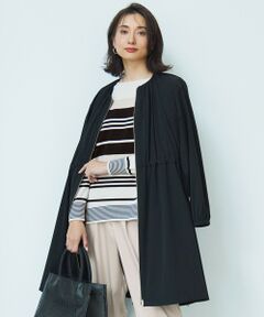 S size ONWARD(小さいサイズ) / エスサイズオンワード ナイロンジャケット | 【撥水加工】ナイロン2WAYストレッチ ロングアウター