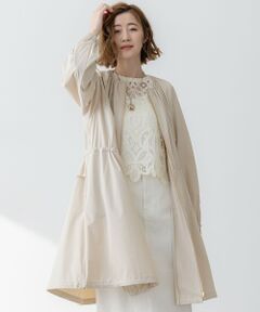 S size ONWARD(小さいサイズ) / エスサイズオンワード ナイロンジャケット | 【撥水加工】ナイロン2WAYストレッチ ロングアウター