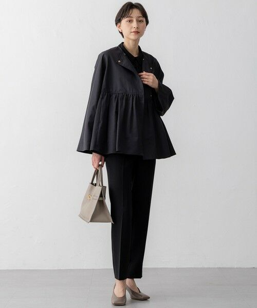 S size ONWARD(小さいサイズ) / エスサイズオンワード その他アウター | 【VERYコラボ/撥水加工】グロッシーツイル アウター | 詳細1