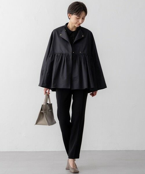 S size ONWARD(小さいサイズ) / エスサイズオンワード その他アウター | 【VERYコラボ/撥水加工】グロッシーツイル アウター | 詳細2