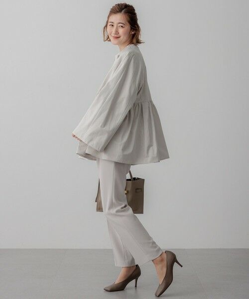 S size ONWARD(小さいサイズ) / エスサイズオンワード その他アウター | 【VERYコラボ/撥水加工】グロッシーツイル アウター | 詳細15