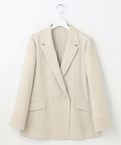 S size ONWARD(小さいサイズ) / エスサイズオンワード テーラードジャケット | 【ドラマ「明日はもっと いい日になる」着用】【セットアップ対応・接触冷感・洗える】リネンライクシンセティックテーラード ジャケット | 詳細5