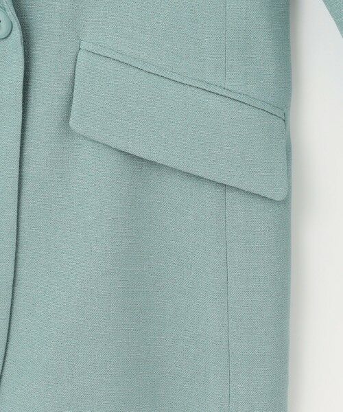 S size ONWARD(小さいサイズ) / エスサイズオンワード テーラードジャケット | 【ドラマ「明日はもっと いい日になる」着用】【セットアップ対応・接触冷感・洗える】リネンライクシンセティックテーラード ジャケット | 詳細13