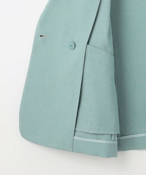 S size ONWARD(小さいサイズ) / エスサイズオンワード テーラードジャケット | 【ドラマ「明日はもっと いい日になる」着用】【セットアップ対応・接触冷感・洗える】リネンライクシンセティックテーラード ジャケット | 詳細15