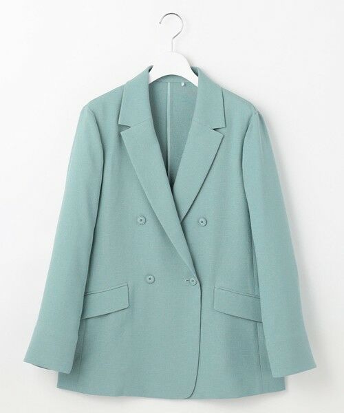 S size ONWARD(小さいサイズ) / エスサイズオンワード テーラードジャケット | 【ドラマ「明日はもっと いい日になる」着用】【セットアップ対応・接触冷感・洗える】リネンライクシンセティックテーラード ジャケット | 詳細10