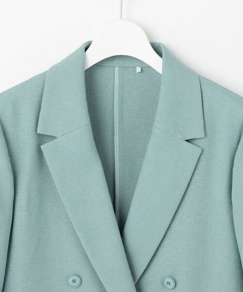 S size ONWARD(小さいサイズ) / エスサイズオンワード テーラードジャケット | 【ドラマ「明日はもっと いい日になる」着用】【セットアップ対応・接触冷感・洗える】リネンライクシンセティックテーラード ジャケット | 詳細11