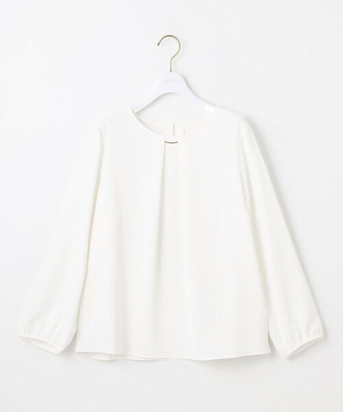 S size ONWARD(小さいサイズ) / エスサイズオンワード ノーカラージャケット | 【2SET】ウォッシャブルジャケット × ブラウス セット | 詳細17