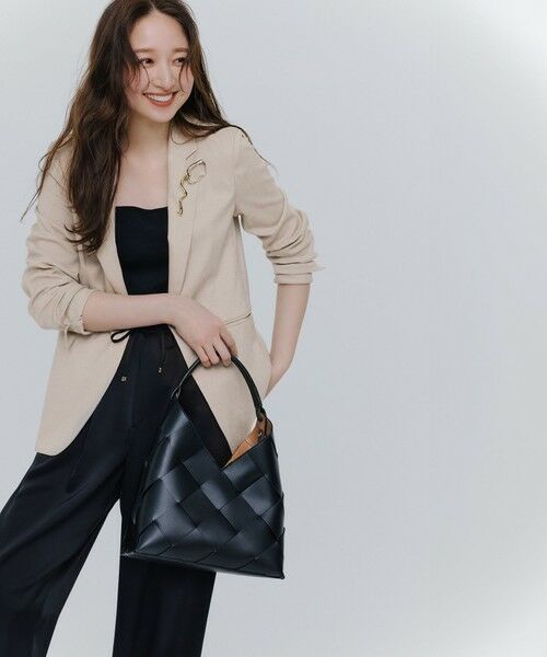 S size ONWARD(小さいサイズ) / エスサイズオンワード テーラードジャケット | 【セットアップ対応/防シワ性/洗える】アイアスマットストレッチ テーラード ジャケット | 詳細2