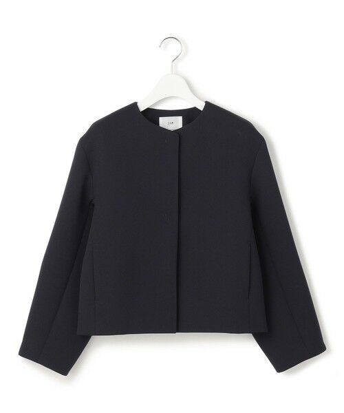 S size ONWARD(小さいサイズ) / エスサイズオンワード ノーカラージャケット | 【VERYコラボ】ストレッチトリプルクロス ノーカラージャケット | 詳細8