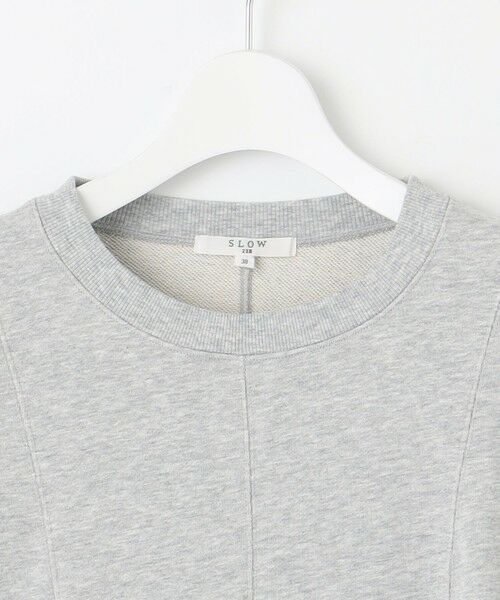 S size ONWARD(小さいサイズ) / エスサイズオンワード カットソー | 【SLOW/一部店舗限定】好評につき追加生産！ハイゲージテリー スウェット デザイン カットソー | 詳細3