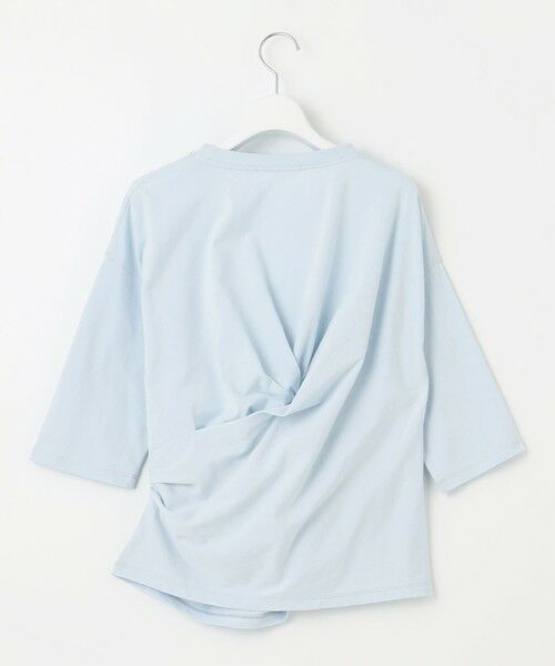 S size ONWARD(小さいサイズ) / エスサイズオンワード カットソー | 【SLOW/一部店舗限定】MVSコットン カシュクール 5分丈 Tシャツ | 詳細10