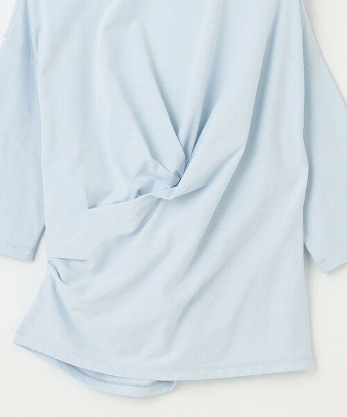 S size ONWARD(小さいサイズ) / エスサイズオンワード カットソー | 【SLOW/一部店舗限定】MVSコットン カシュクール 5分丈 Tシャツ | 詳細11