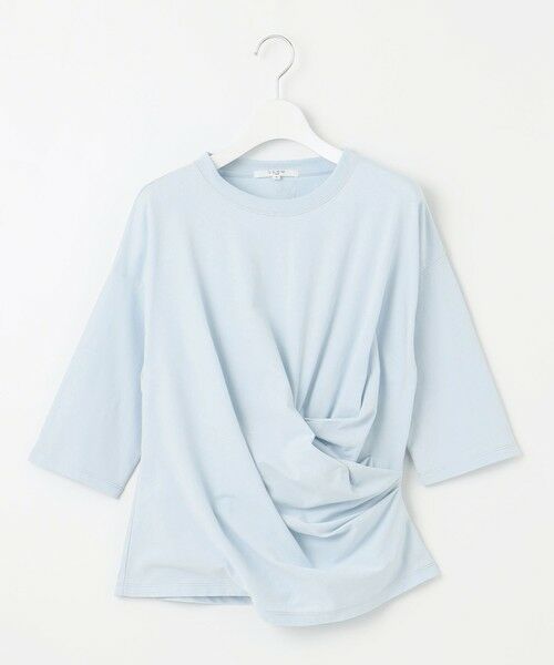 S size ONWARD(小さいサイズ) / エスサイズオンワード カットソー | 【SLOW/一部店舗限定】MVSコットン カシュクール 5分丈 Tシャツ | 詳細5