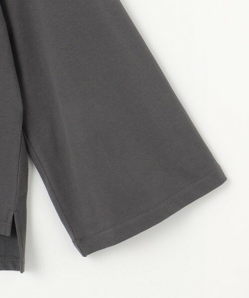 S size ONWARD(小さいサイズ) / エスサイズオンワード カットソー | 【SLOW/一部店舗限定】MVSコットン フレア袖 ロゴTシャツ | 詳細5