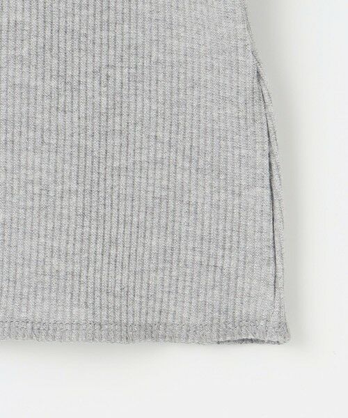 S size ONWARD(小さいサイズ) / エスサイズオンワード カットソー | 【SLOW/一部店舗限定】ラメリブジャージー ロングTシャツ | 詳細11