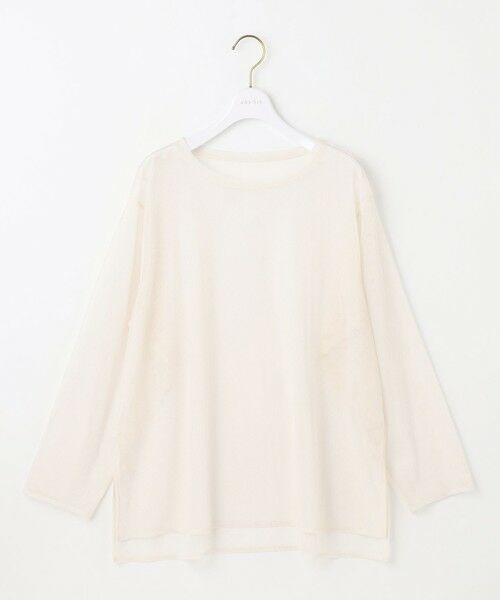 S size ONWARD(小さいサイズ) / エスサイズオンワード カットソー | 【貴島明日香さんコラボ】チュールレイニャード猫 Tシャツ | 詳細11