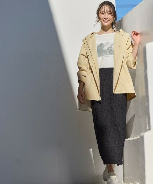 S size ONWARD(小さいサイズ) / エスサイズオンワード カットソー | 【貴島明日香さんコラボ】チュールレイニャード猫 Tシャツ | 詳細3