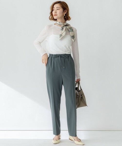 S size ONWARD(小さいサイズ) / エスサイズオンワード カットソー | 【Oggi5月号掲載/洗える】シアー レイヤード TEE | 詳細11