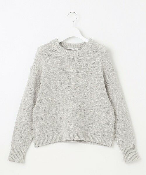 S size ONWARD(小さいサイズ) / エスサイズオンワード ニット・セーター | 【SLOW/一部店舗限定】リボンヤーン クルーネック ニット | 詳細4