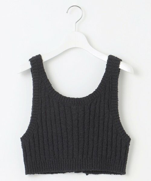 S size ONWARD(小さいサイズ) / エスサイズオンワード ベスト | 【SLOW/一部店舗限定】リボンヤーン ニット ビスチェ | 詳細10