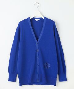 S size ONWARD(小さいサイズ) / エスサイズオンワード カーディガン・ボレロ | 【カタログ掲載・洗える】エンブレムニット カーディガン